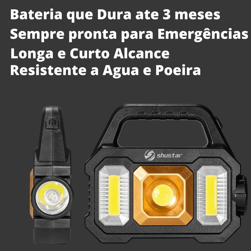 Lanterna Multifuncional SolarGrip + Frete Grátis - Lojas Belo Monte