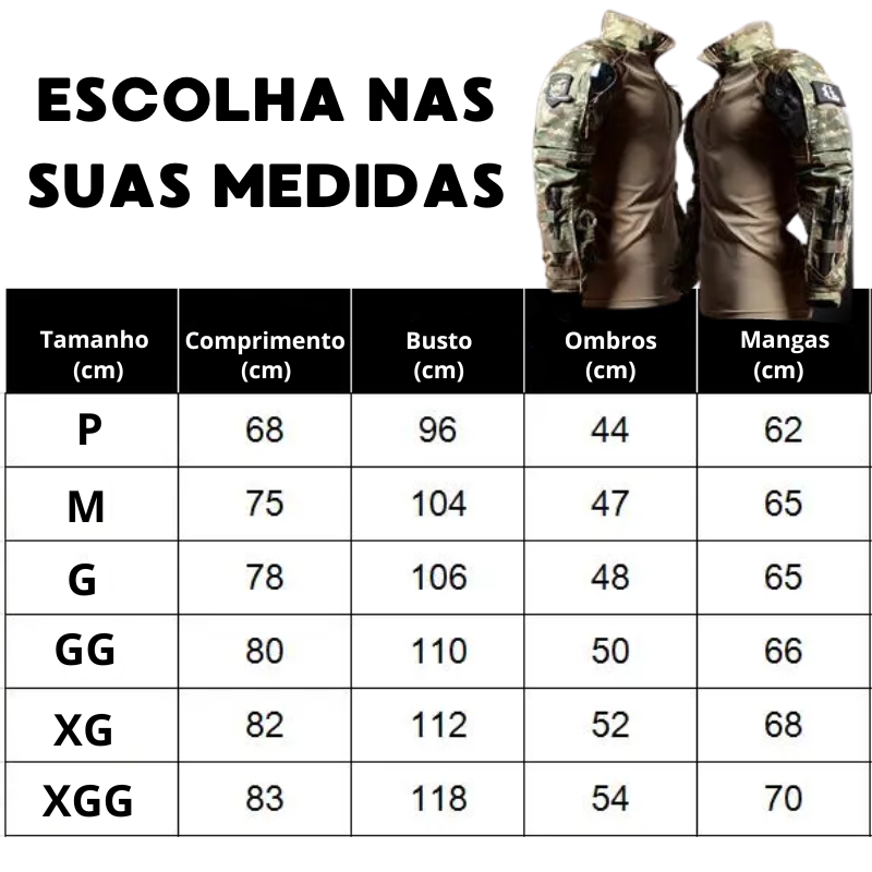 Conjunto Militar Elite Suit - Tática e Estilo SWAT - Lojas Belo Monte