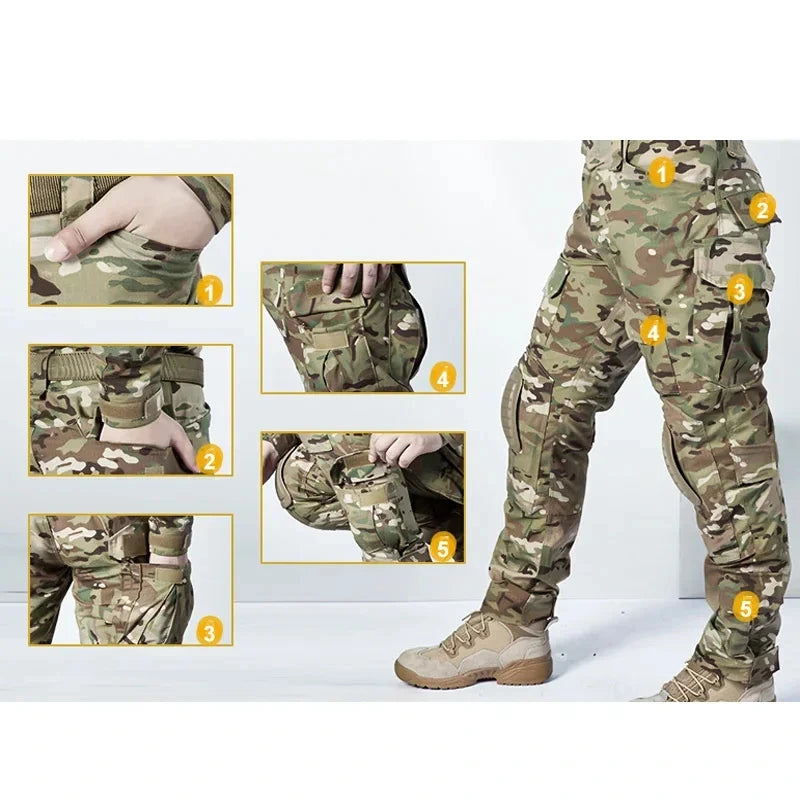 Conjunto Militar Bravo: Calça Tática + Jaqueta Militar