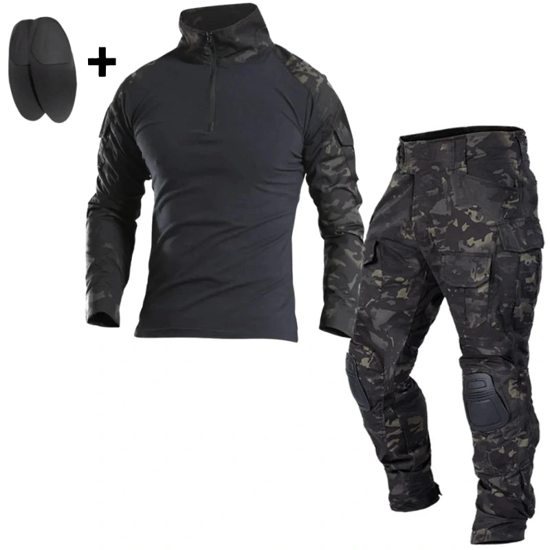 Conjunto Militar Bravo: Calça Tática + Jaqueta Militar