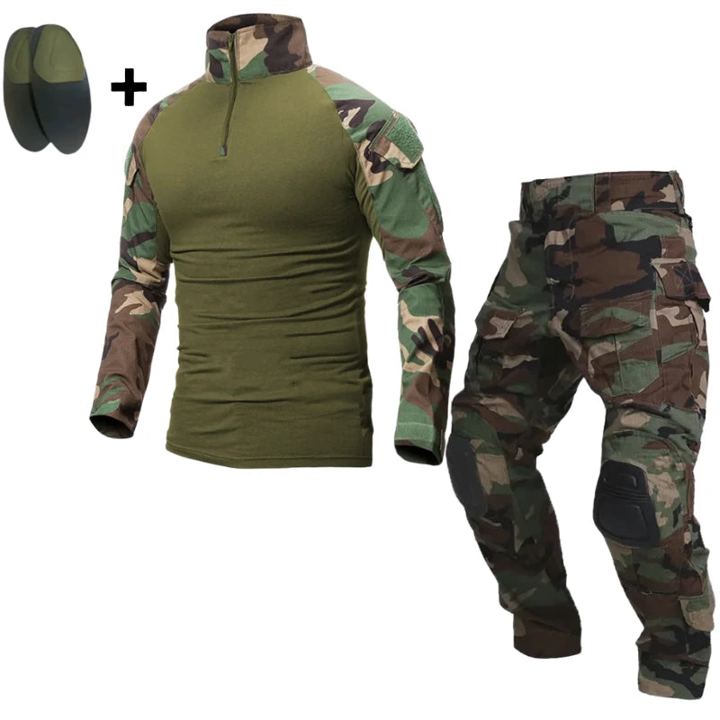 Conjunto Militar Bravo: Calça Tática + Jaqueta Militar