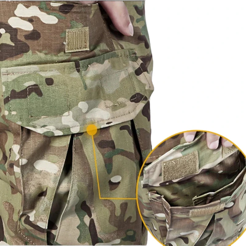 Conjunto Militar Bravo: Calça Tática + Jaqueta Militar