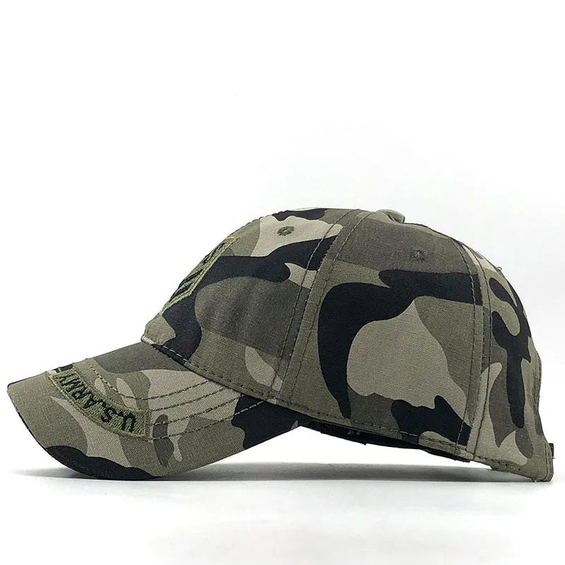 Boné Camuflado Militar Unissex Ajustável – Estilo Casual e Proteção para Airsoft, Caminhadas e Aventuras