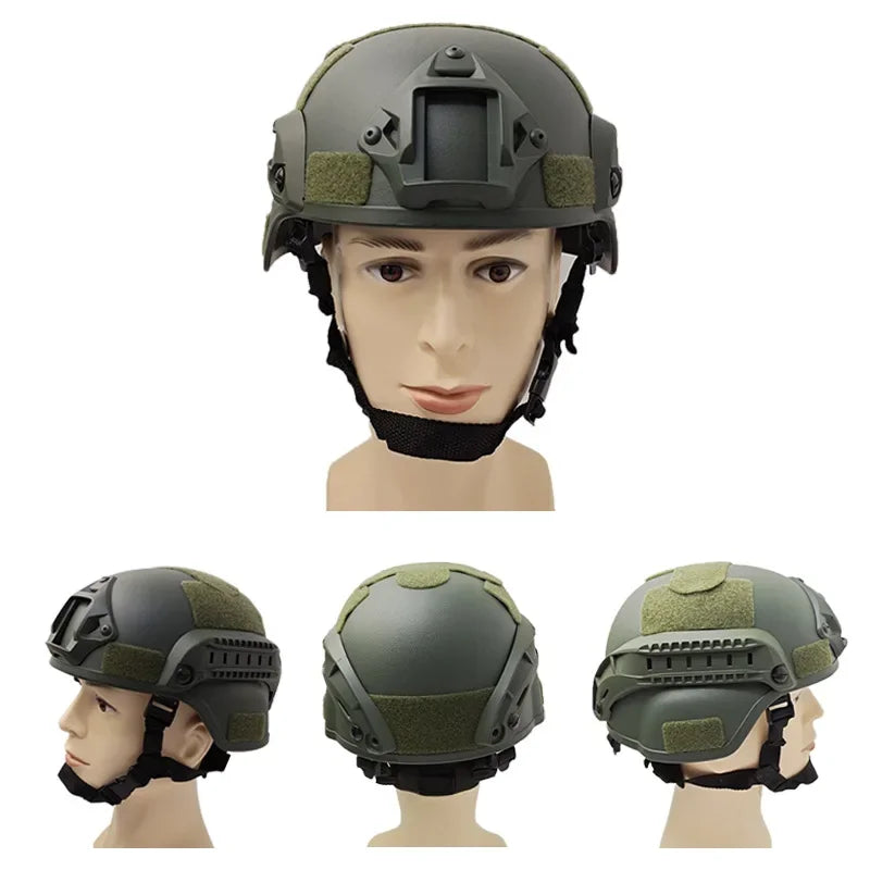 Capacete Tático Militar - Proteção para Airsoft, Paintball e Operações Táticas