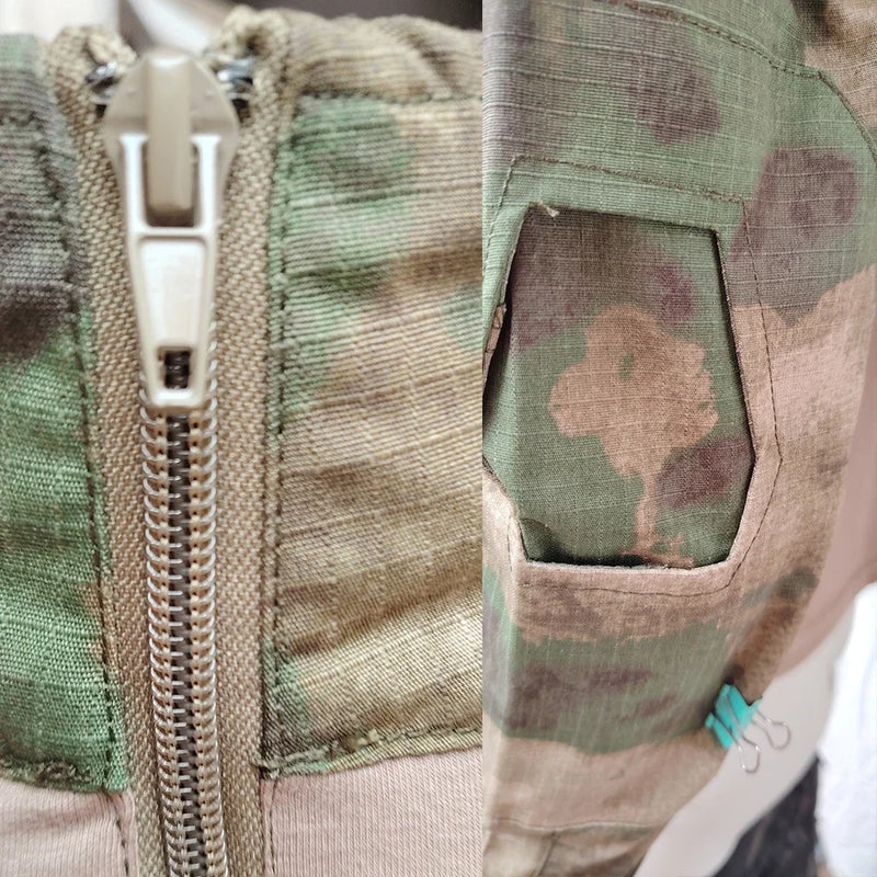 Conjunto Tático Camuflado Bravo – Roupas para Airsoft, Paintball e Pesca | Alta Resistência e Conforto