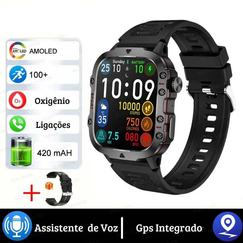 Relógio Militar Inteligente: Smartwatch