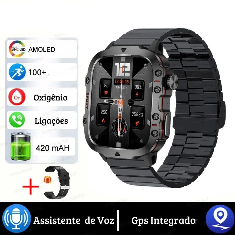 Relógio Militar Inteligente: Smartwatch