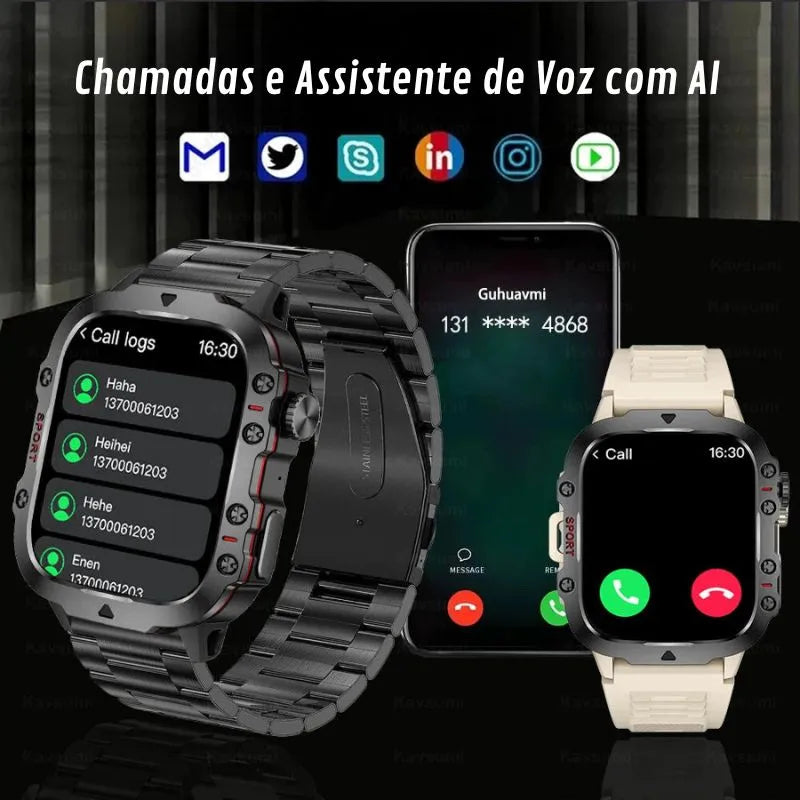 Relógio Militar Inteligente: Smartwatch